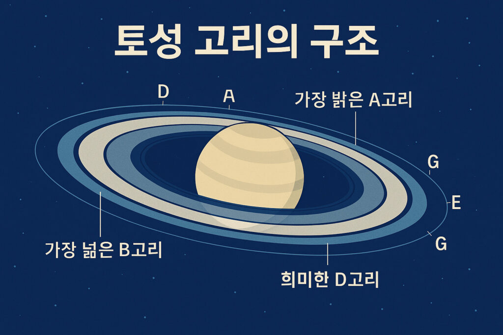토성 고리의 기본 구조와 구성